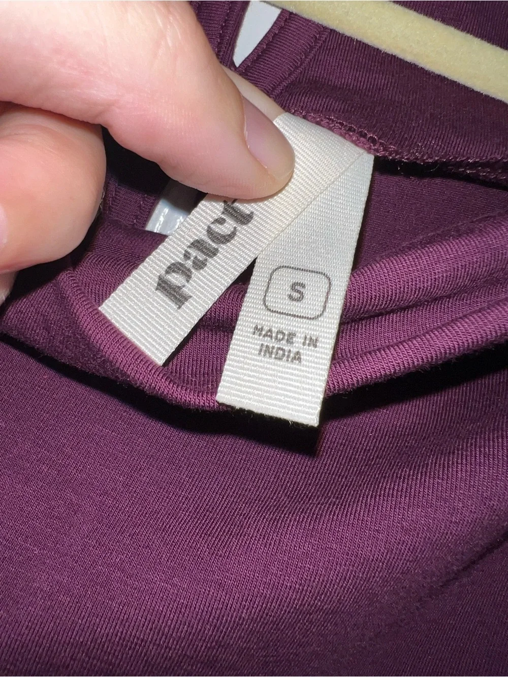 ‼️EUC: Pact Organic Women’s Plum Fit & Flare Cowl Neck Jumpsuit - S - Picture 8 of 9